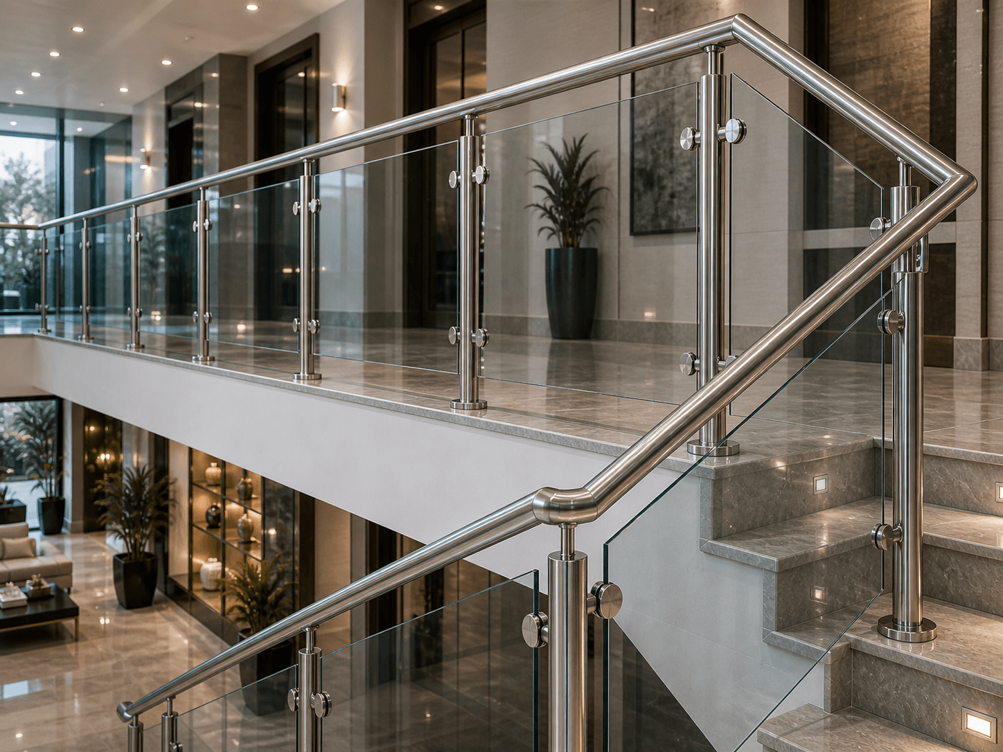 SS Glass Railing